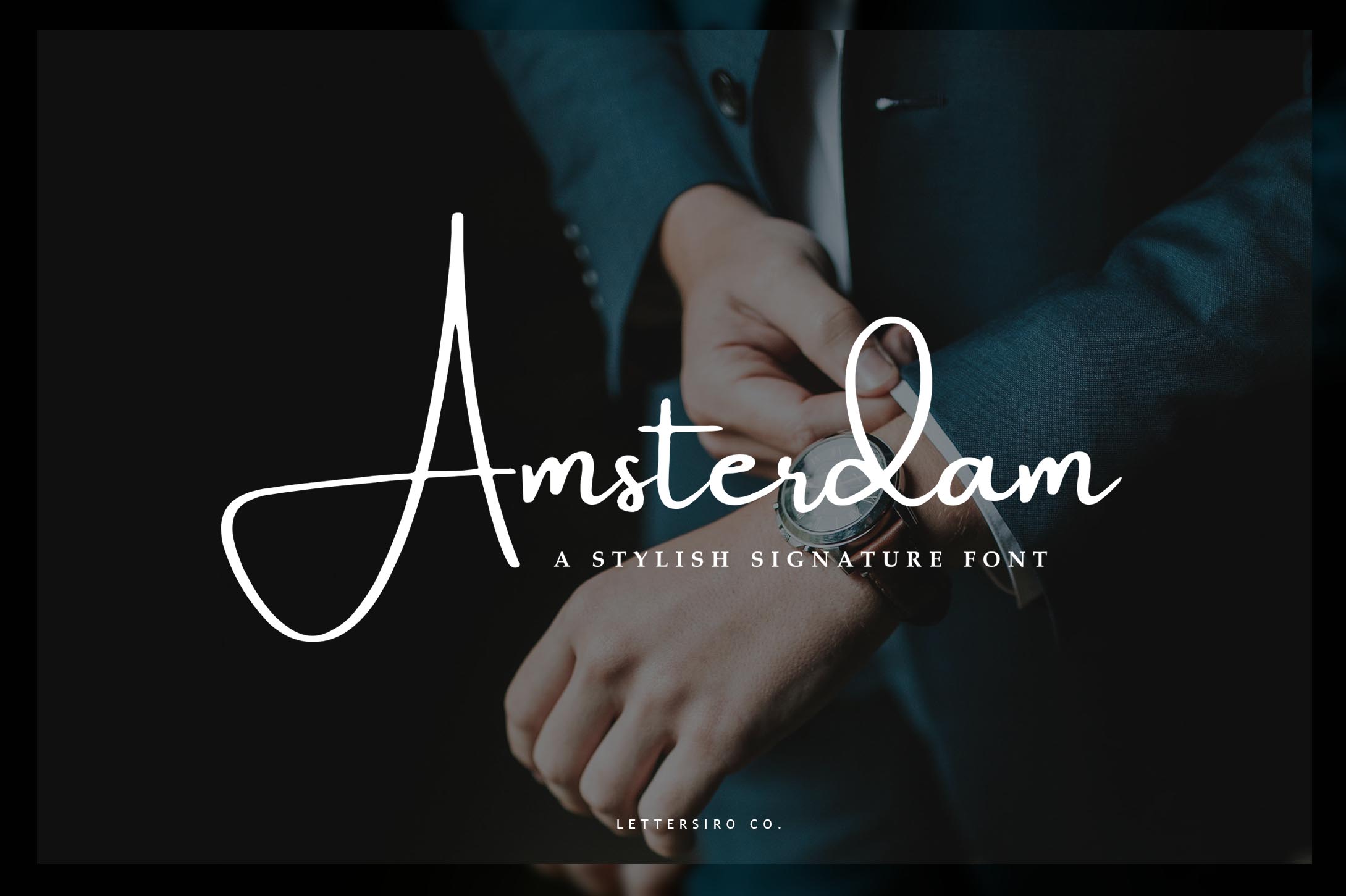 Amsterdam: A Signature Font Inspired by Modern Photography