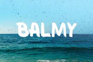 Balmy Brush: A Handmade Vintage Font for Creative Projects