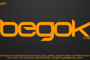 Begok and Begok v15: A Display Font Defined by Its Unconventional Cut-Off Ends