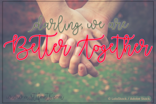 Better Together: A Bouncy Cursive Font with Personality