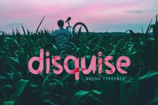 Disquise: Handwritten Brush Font for Bold Design Statements