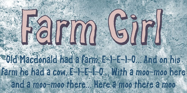 Farm Girl: A Display Font That Brings Art Nouveau Charm to Modern Design