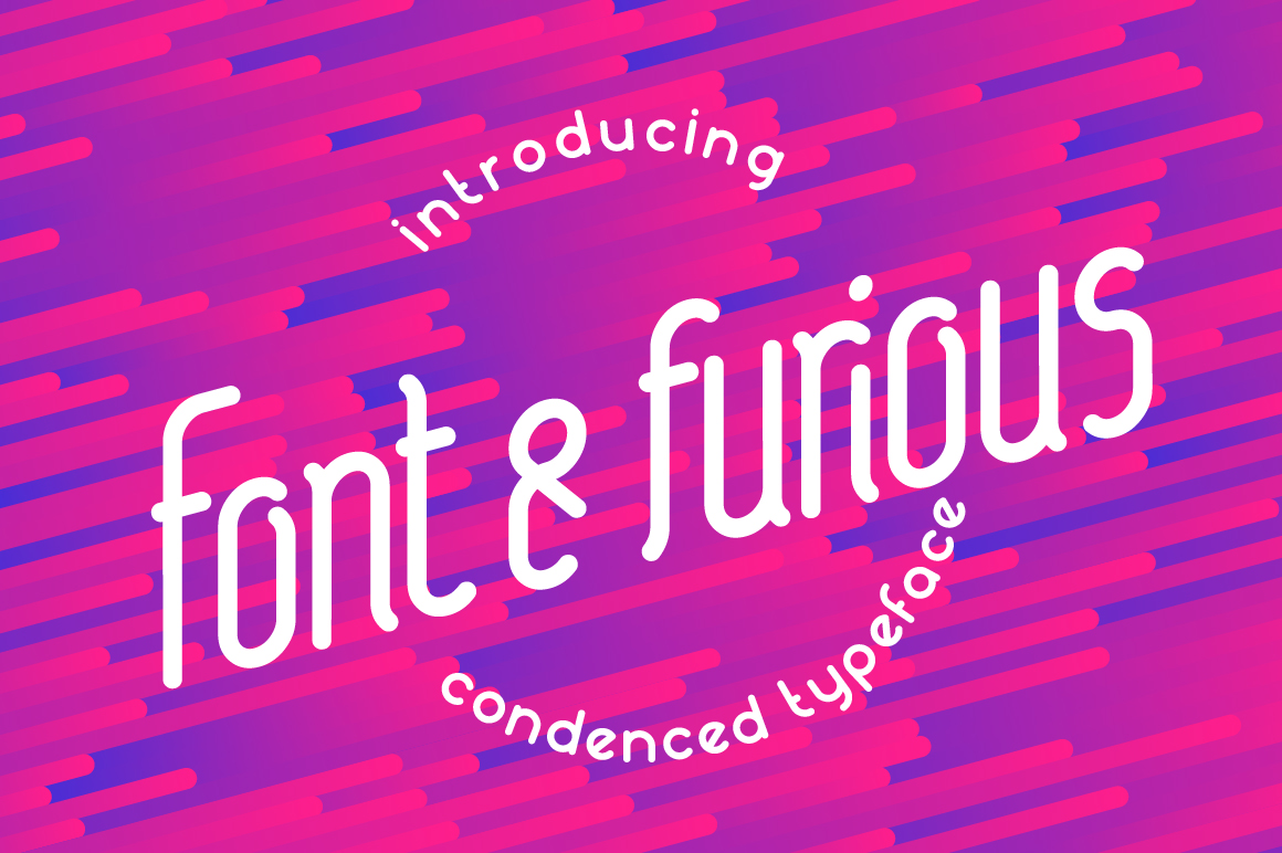 Font Furious: A Clean Minimal Italic Sans Serif for Display and Editorial Use