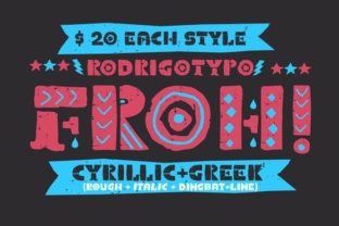 Froh: A Playful Typeface Designed for Illustrators and Strategic Creators