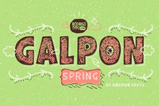 Galpon Spring: A Fresh Take on Layered Lettering for Modern Creators