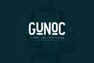 Gunoc: A Retro Font with a Unique Character That Captures Attention