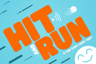 Hit and Run: A Playful Sans Serif Font for Creative Projects