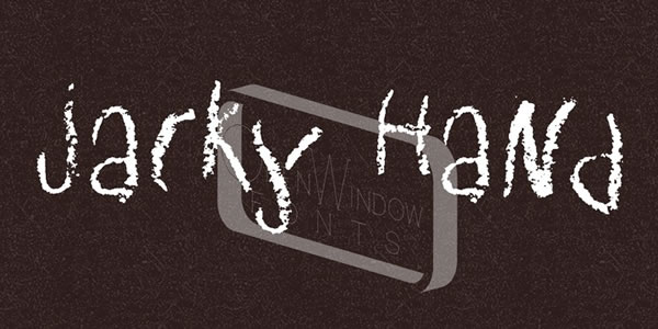 Jacky Hand: A Font Drawn by a 6-Year-Old