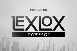Lexlox: A Display Font That Cuts Through the Noise
