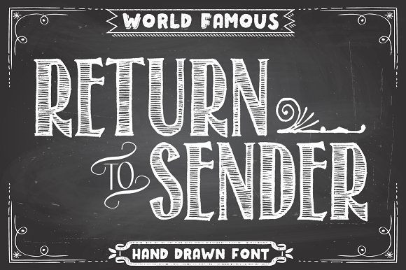 Return to Sender: A Bold, Expressive Font That Commands Attention