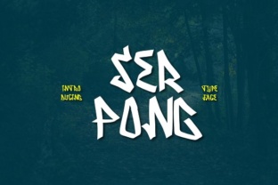 Serpong: A Graffiti-Style Font That Brings Raw Street Energy to Digital Design