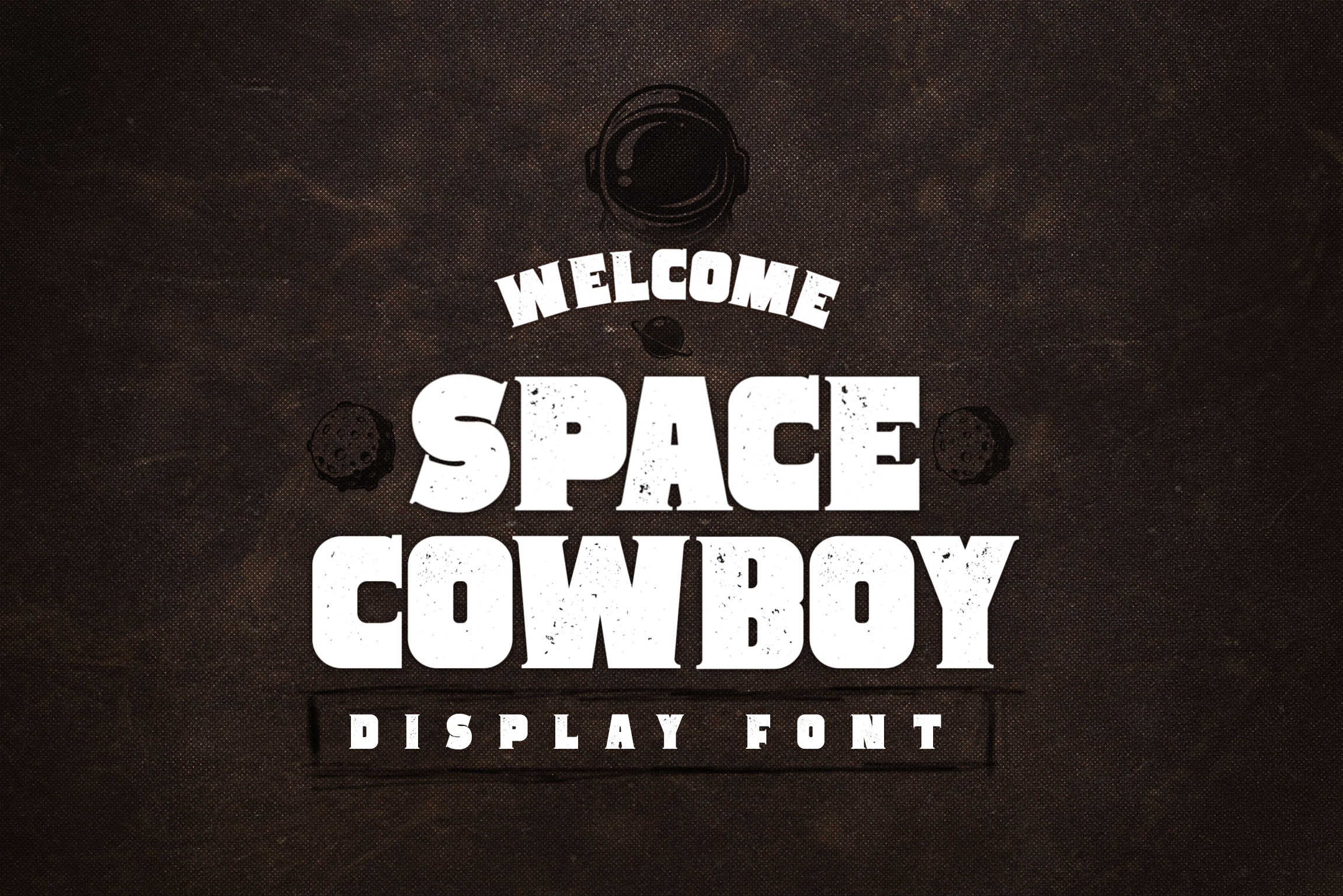 Space Cowboy: The Bold Aged Display Serif Font That Brings Rustic Character to Modern Design