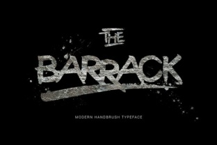 The Barrack: A Playful Display Font with Hand-Brushed Character