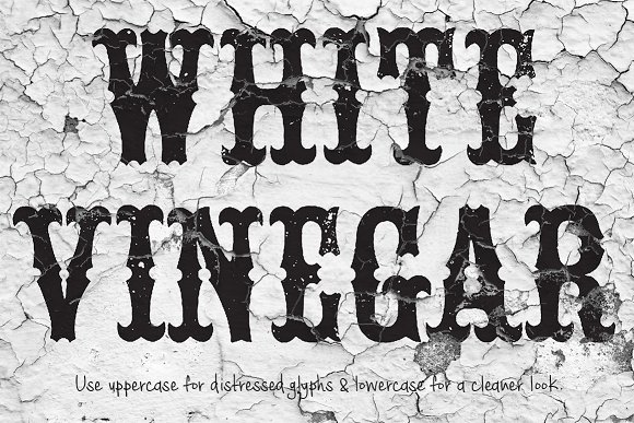 White Vinegar: A Western Typeface Built on Contrast and Character